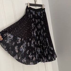 Rebecca Taylor full length pleated skirt